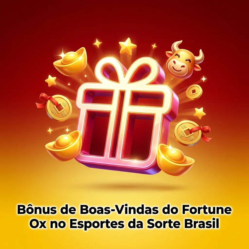 Bônus de boas-vindas do cassino Esportes da Sorte para usar no Fortune Ox via app