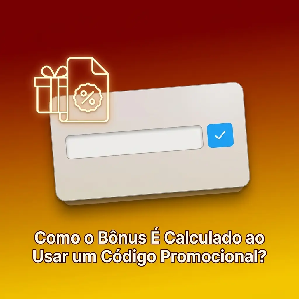 Cálculo de bônus com código promocional em cassino online, com exemplos de depósito e percentual de recompensa