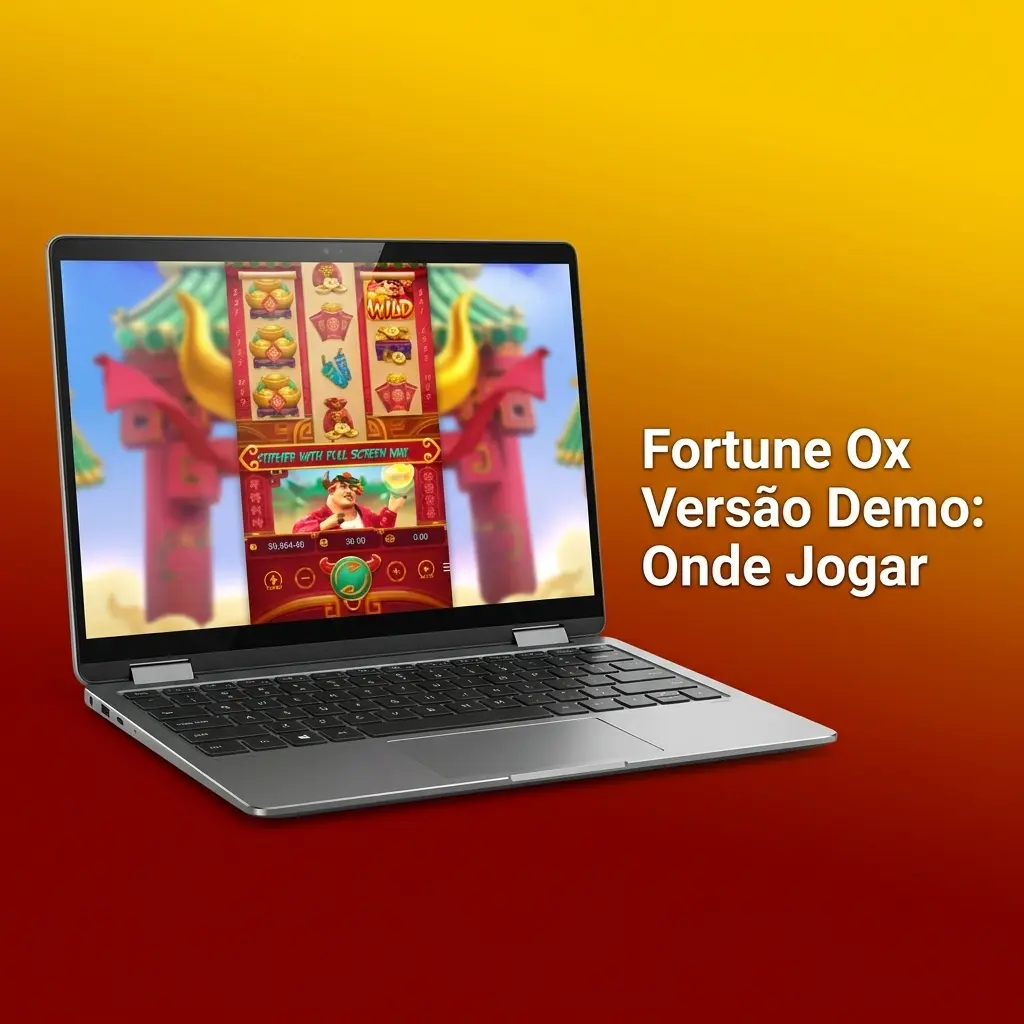 Tela do Fortune Ox versão demo com boi dourado e opções de aposta sem depósito