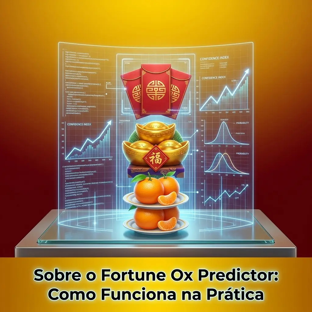 Tela do Fortune Ox Predictor analisando resultados anteriores para gerar sugestões de apostas no cassino online
