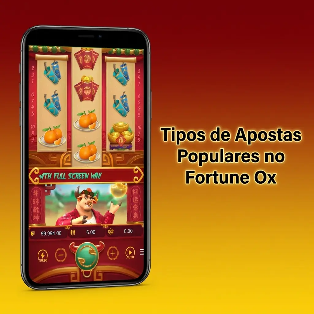 Tipos de apostas no Fortune Ox: aposta única, automática e compra de bônus para rodadas grátis
